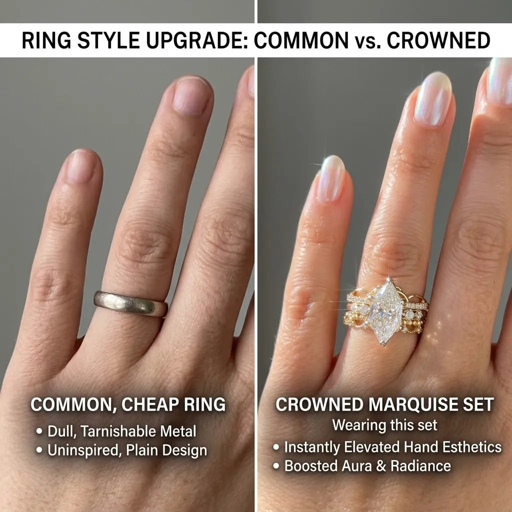 Elegant Halo Sparkle Ring — A Timeless Statement of Love & Confidence