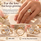 ✨ 90% OFF ✨ 4.02 CT Oval Diamond Vine Ring | 14K Gold, E Color & VS1 Clarity — A Love That Grows More Beautiful Last Day Sale-90% OFF🔥