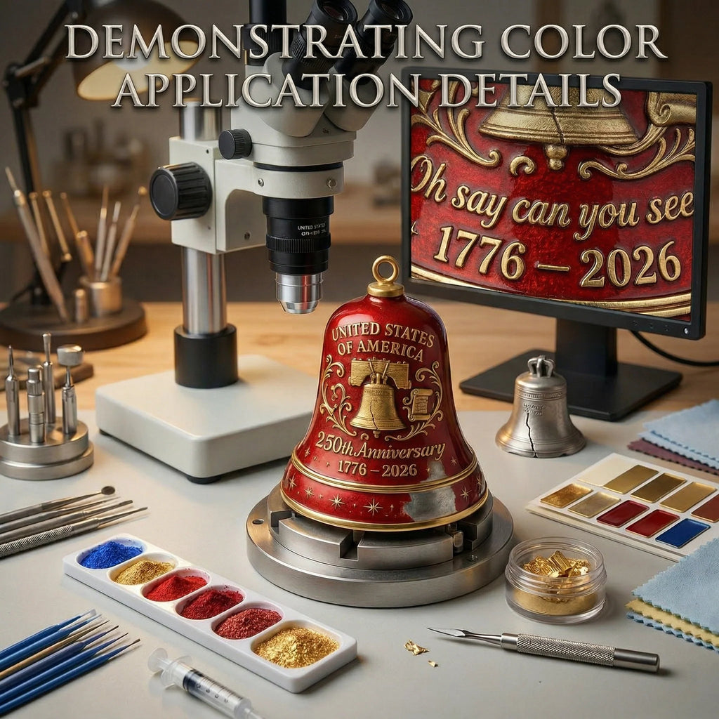 🔥Limited Edition: United States 250th Anniversary Commemorative Bell Ornament (1776-2026)