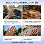 🔥90% OFF Last Day Sale |Timeless Brilliant Moissanite Ring - Passes Diamond Test - Secret Heart Detail - Hypoallergenic