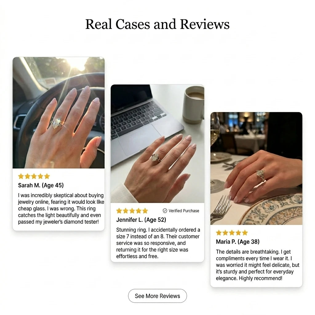 🔥90% OFF Last Day Sale |Certified 2.0ct Marquise Moissanite Ring | Handcrafted Vintage Filigree & Sapphire Accents
