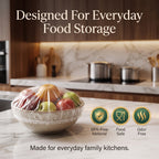 1-Second Stretch Food Covers – 100 Pack | BPA-Free Quick-Seal Covers for Bowls, Plates & Leftovers – Last Day 50% OFF 🔥