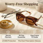 🔥50% OFF Last Day Sale Fit-Over Prescription Sunglasses – Oversized UV400 Frames for Instant Style & Sun Protection