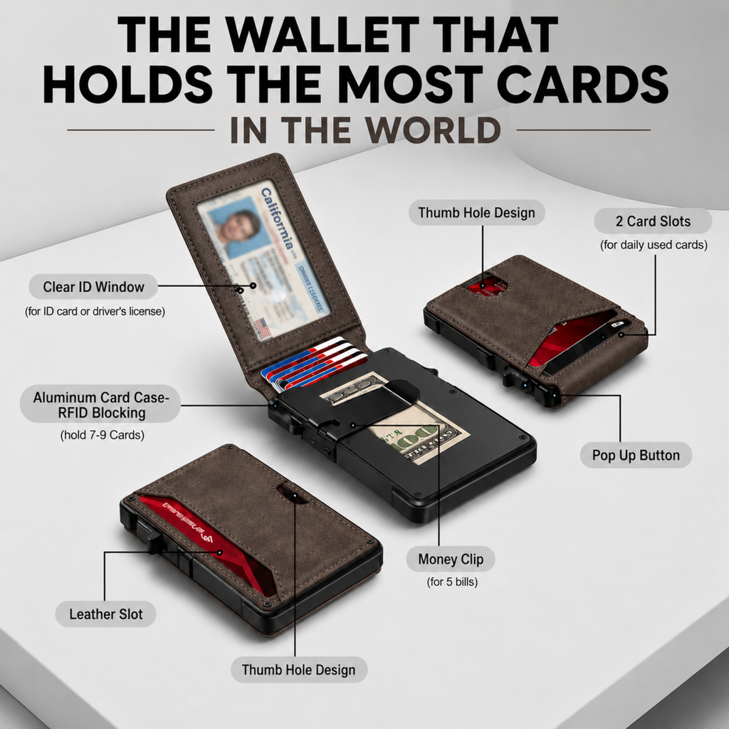 🔥50% OFF Last Day Sale Adersene MagVault Minimalist Wallet - Maximum Capacity. Minimal Footprint.