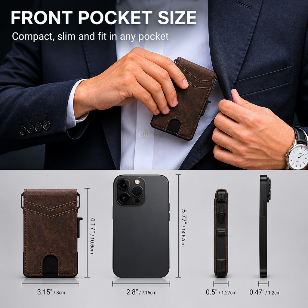 🔥50% OFF Last Day Sale Adersene MagVault Minimalist Wallet - Maximum Capacity. Minimal Footprint.