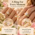 The Secret Garden™ Gemstone Ring Last Day Sale-90% OFF🔥