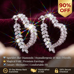 Vine Rhinestone Heart Dangle Earrings | Feather-Light, Hypoallergenic & Pain-Free Elegance-Last Day Sale-90% OFF🔥