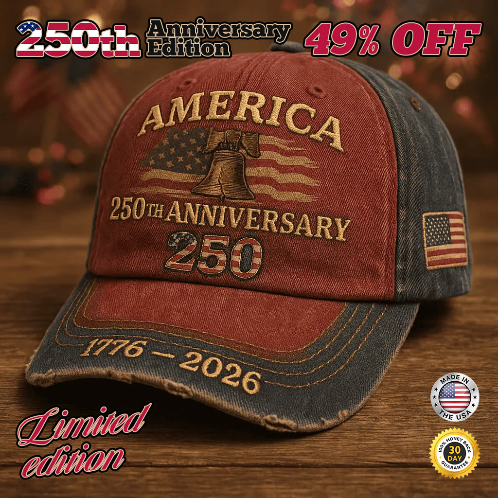 🔥 Final Flash Sale: 49% OFF - America 250th Anniversary Commemorative Cap (1776-2026)🔥