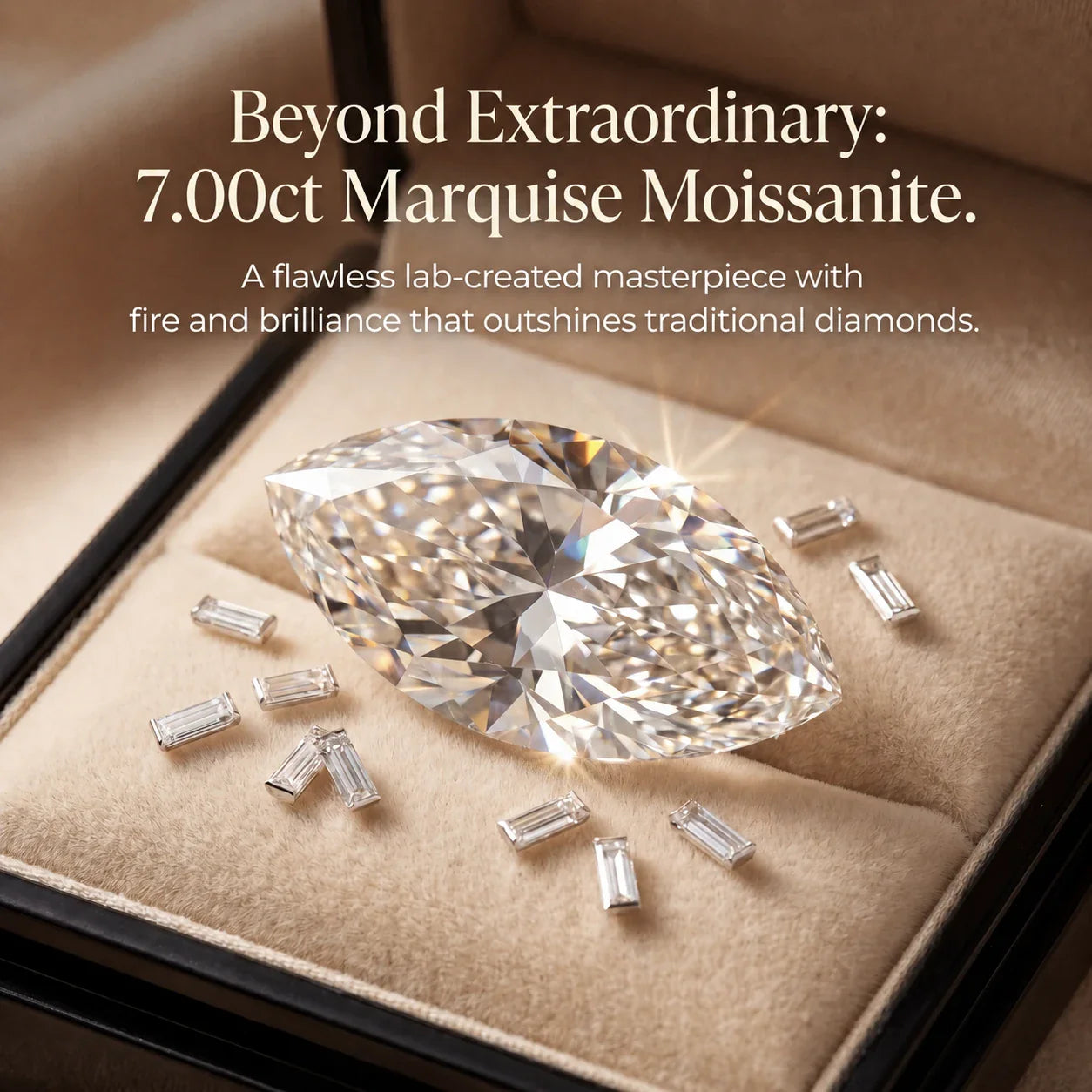 🔥90% OFF Last Day Sale | The 7.00ct Marquise Hidden Halo Masterpiece