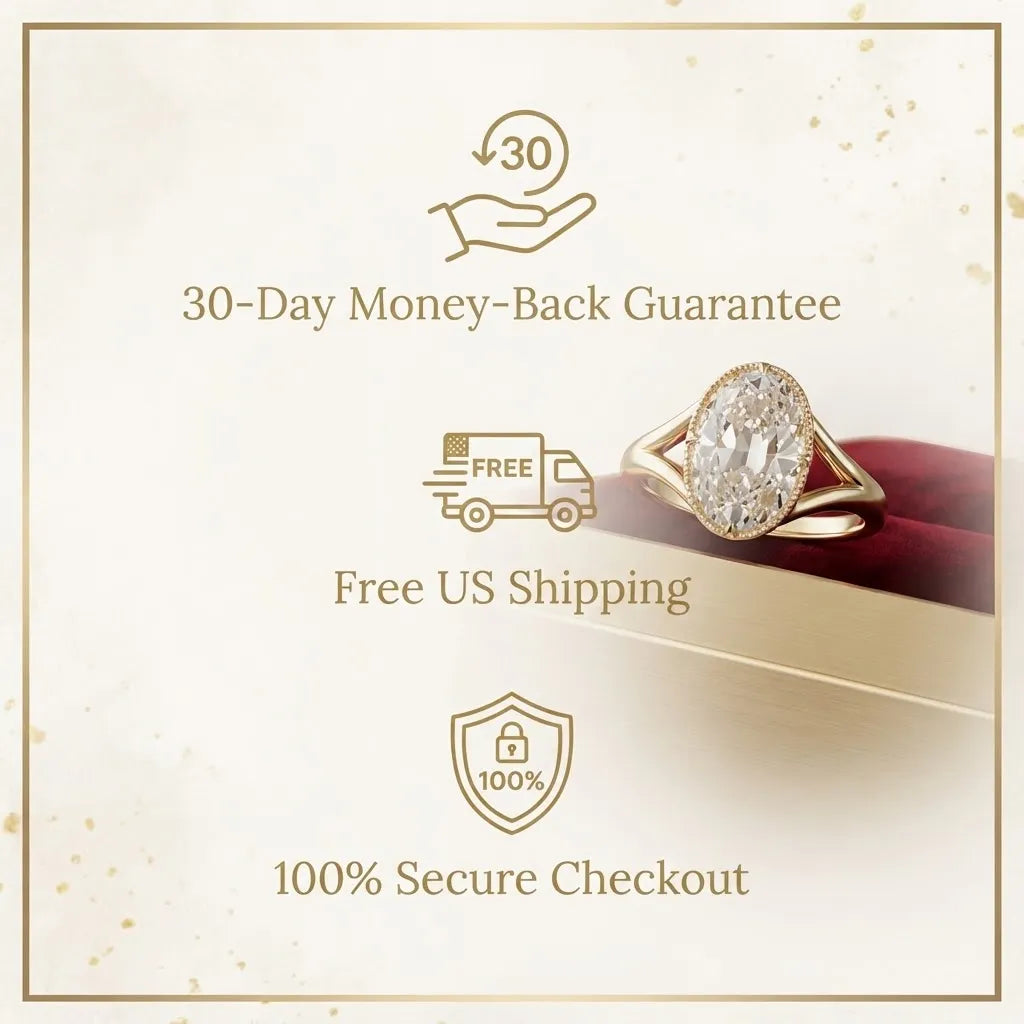 🔥 LAST DAY — 90% OFF 🔥Vintage Oval Solitaire Ring | 14K Gold Finish Quiet Luxury Statement Ring for Women