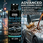 3-in-1 Quick Ceramic Spray: Instant Waterless Wash, Diamond Shine & Nano Protection for Cars & Home