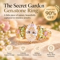 The Secret Garden™ Gemstone Ring Last Day Sale-90% OFF🔥