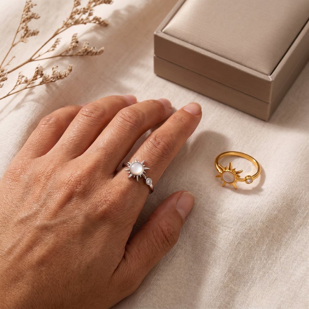 🔥50% OFF Last Day Sale |Mindful Sanctuary Collection Healing Spinner Ring | Whisper-Quiet Fidget & Anxiety Relief