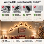 ✨Last Day 50% OFF✨ Christmas Magic Wall Decor – Create A Cozy Holiday Wonderland At Home