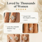 Elegant Halo Sparkle Ring — A Timeless Statement of Love & Confidence