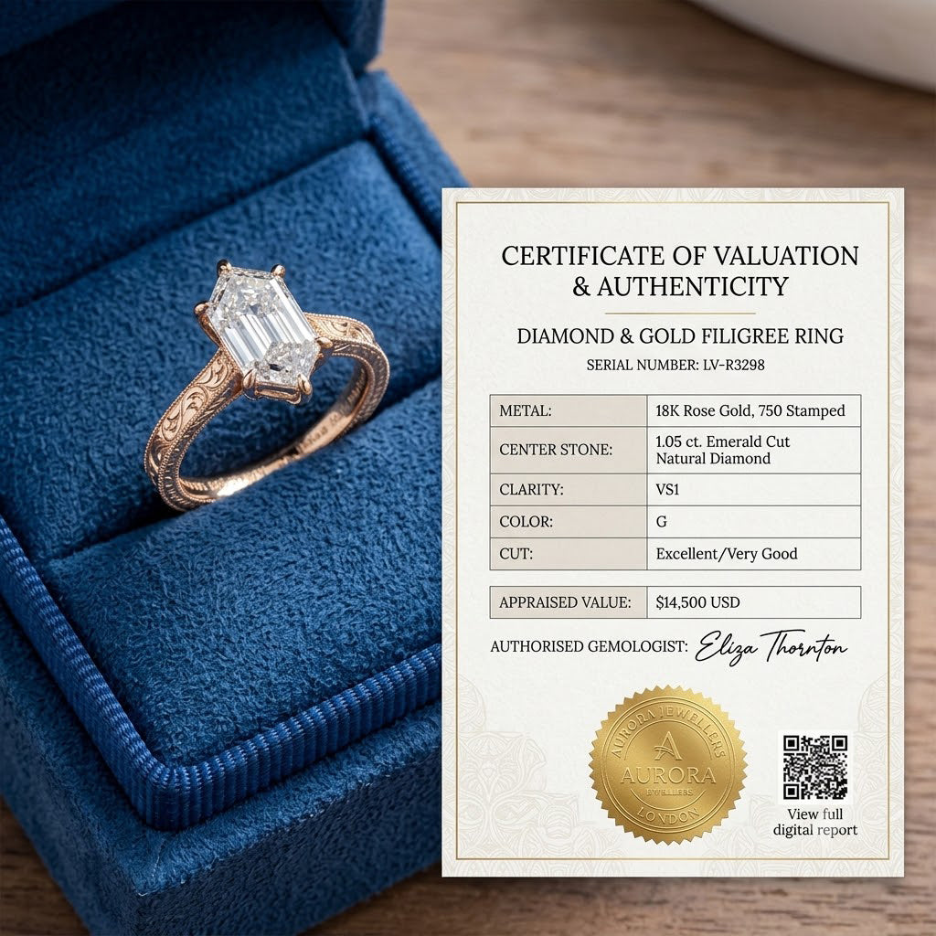 3.0ct Vintage Engraved Moissanite Ring with Hidden Rainbow Arch