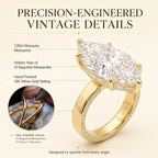 🔥90% OFF Last Day Sale | The 7.00ct Marquise Hidden Halo Masterpiece