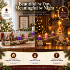 ✝️ Journey to Bethlehem – 4-Week Lighted Advent Nativity Path