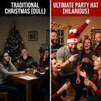 ✨Last Day 50% OFF✨ Gravity-Defying Upright Santa Hat | The Ultimate Holiday Party & Gag Hat