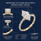 Marquise Hidden Halo Ring – Pavé Twist Band Statement Ring That Makes Your Hand Look Longer & More Elegant--Last Day Sale-90% OFF🔥