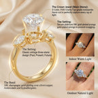 🔥90% OFF Last Day Sale |Flawless Moissanite Ring - Signature 3-Stone | Hypoallergenic | Everyday Luxury