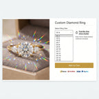 🔥90% OFF Last Day Sale |Flawless Moissanite Ring - Signature 3-Stone | Hypoallergenic | Everyday Luxury