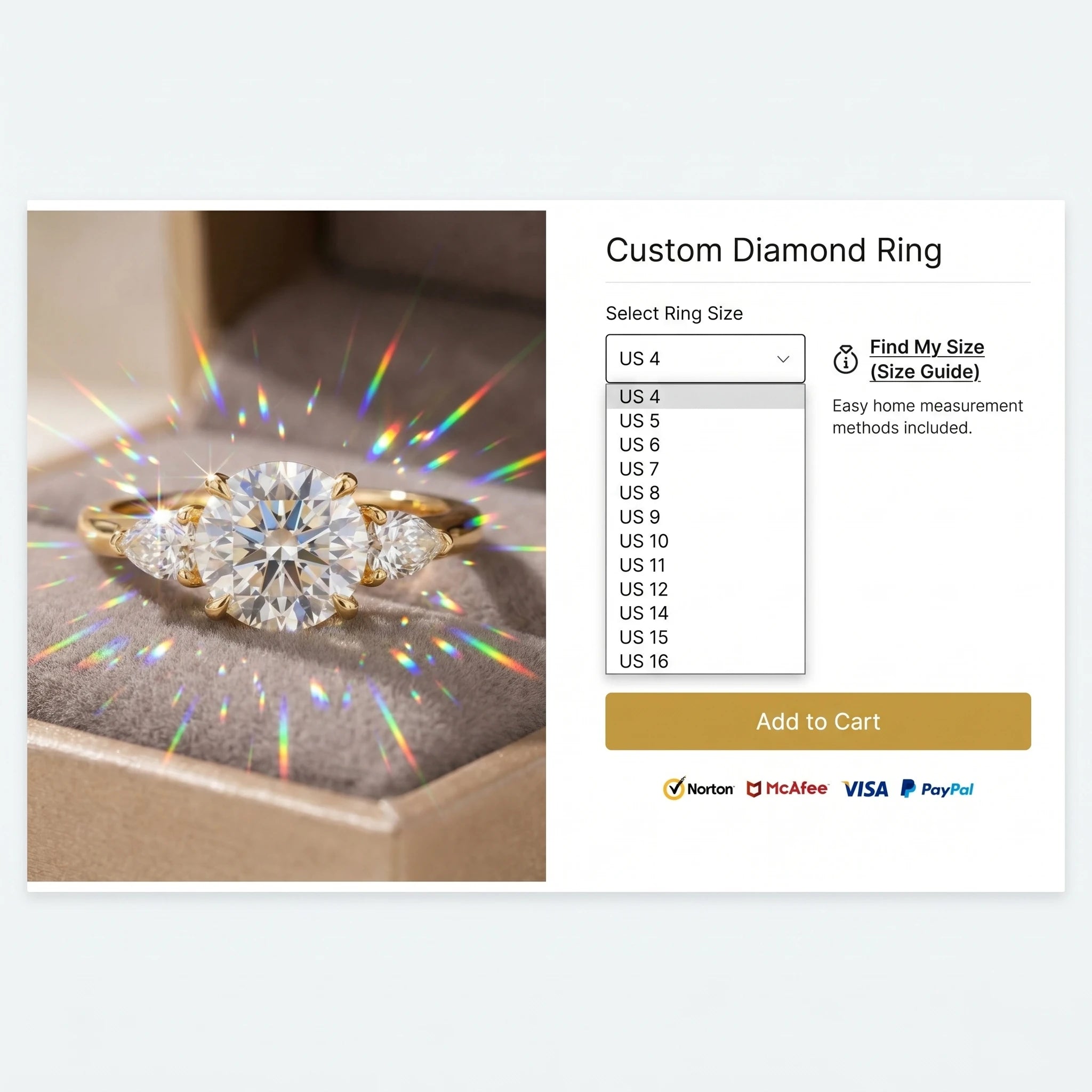 🔥90% OFF Last Day Sale |Flawless Moissanite Ring - Signature 3-Stone | Hypoallergenic | Everyday Luxury