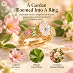 The Secret Garden™ Gemstone Ring Last Day Sale-90% OFF🔥
