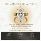 🔥90% OFF Last Day Sale | The 7.00ct Marquise Hidden Halo Masterpiece