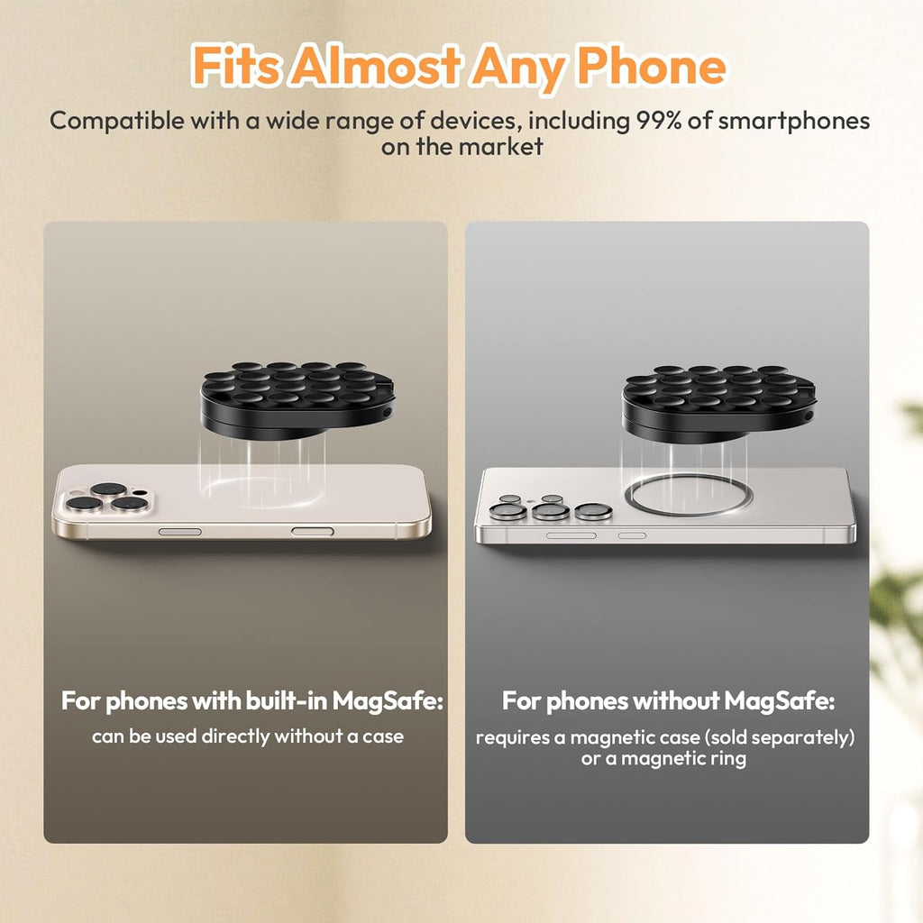 🔥50% OFF Last Day Sale Double-Sided Suction & Magnetic Phone Holder