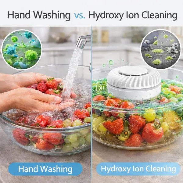 🔥50% OFF Last Day Sale Fruit & Vegetable Washer – Removes Pesticides & Bacteria, No Chemicals Needed
