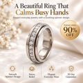Calmora Anxiety Relief Spinner Ring – Elegant Fidget Ring for Stress Relief & Everyday Calm Last Day Sale-90% OFF🔥