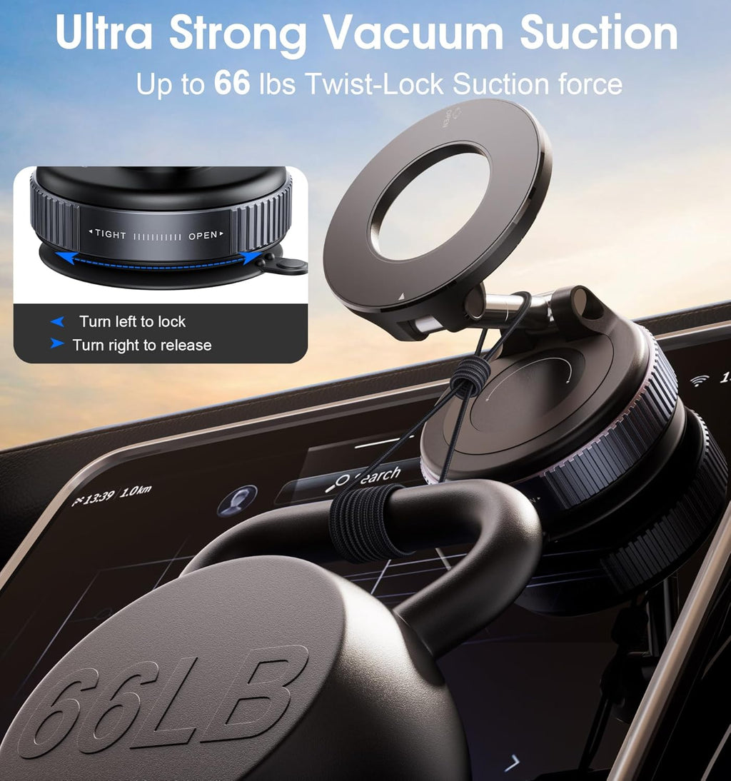 🔥50% OFF Last Day Sale 360° Magnetic Suction Phone Mount - The Ultimate Hands-Free Holder
