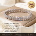 🔥 LAST DAY — 90% OFF 🔥D-Color Moissanite Tennis Bracelet – Brilliant Diamond-Like Sparkle, 14K Gold Plated & Hypoallergenic