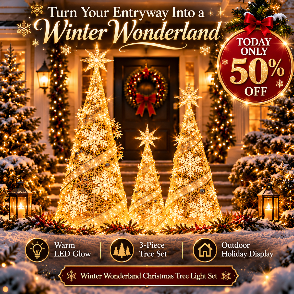 ✨Last Day 50% OFF✨The Enchanted Christmas Tree™ Light Display