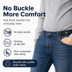 🔥50% OFF Last Day Sale No-Buckle Comfort Belt™ | Flat-Front Stretch Fit for All-Day Comfort & Easy Sitting