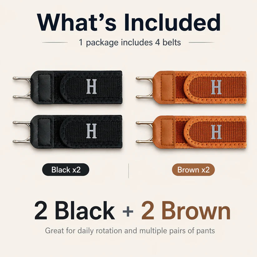 🔥50% OFF Last Day Sale No-Buckle Comfort Belt™ | Flat-Front Stretch Fit for All-Day Comfort & Easy Sitting