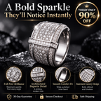 The Eternal Radiance™ Full Pavé Statement Ring Last Day Sale-90% OFF🔥