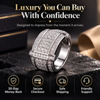 The Eternal Radiance™ Full Pavé Statement Ring Last Day Sale-90% OFF🔥