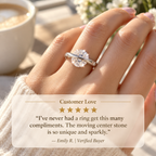 The Ring That Moves With You™ – Rotating Diamond Ring With Endless Sparkle Last Day Sale-90% OFF🔥