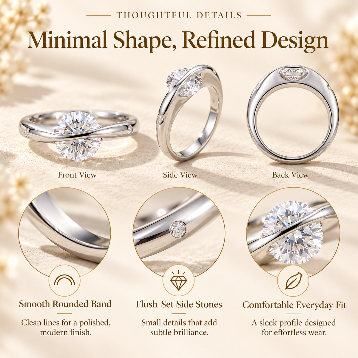 The Ring That Moves With You™ – Rotating Diamond Ring With Endless Sparkle Last Day Sale-90% OFF🔥