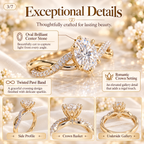 The Eternal Promise Oval Diamond Ring Last Day Sale-90% OFF🔥