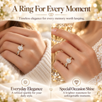 The Eternal Promise Oval Diamond Ring Last Day Sale-90% OFF🔥
