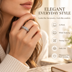 Calmora Anxiety Relief Spinner Ring – Elegant Fidget Ring for Stress Relief & Everyday Calm Last Day Sale-90% OFF🔥
