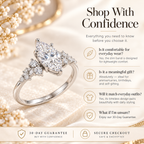 Lunaria Hidden Detail Marquise Lab-Grown Diamond Ring – Elegant Statement JewelryLast Day Sale-90% OFF🔥