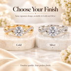 Everluna™ Crown Inspired Round Lab-Grown Diamond Engagement Ring – A Royal Touch Of Elegance Last Day Sale-90% OFF🔥