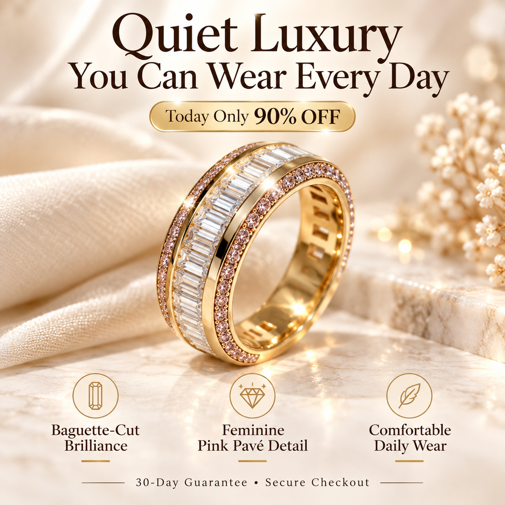 The Everly Luxe Baguette Diamond Statement Ring Last Day Sale-90% OFF🔥