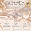 The Celeste Marquise Cut Diamond Ring | A Timeless Symbol of Elegance Last Day Sale-90% OFF🔥