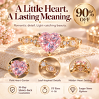 Pink Heart Promise Ring – A Little Heart, A Lasting Meaning Last Day Sale-90% OFF🔥