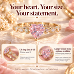 Pink Heart Promise Ring – A Little Heart, A Lasting Meaning Last Day Sale-90% OFF🔥